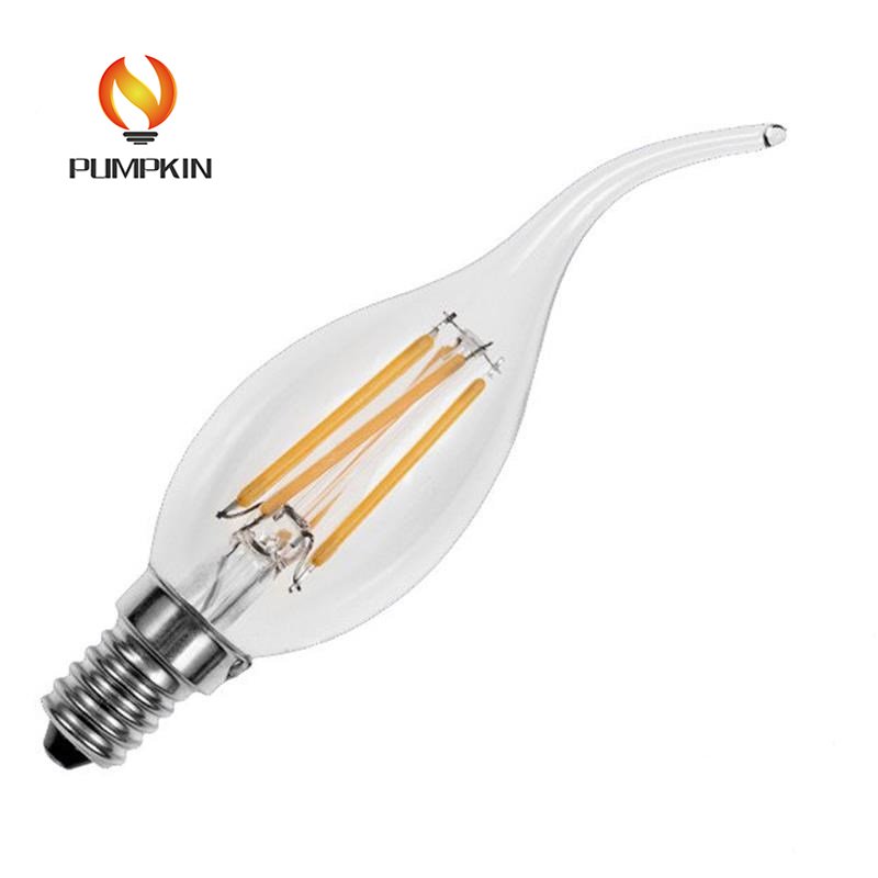E14 Transparent 4W LED Edison Filament Light Bulb